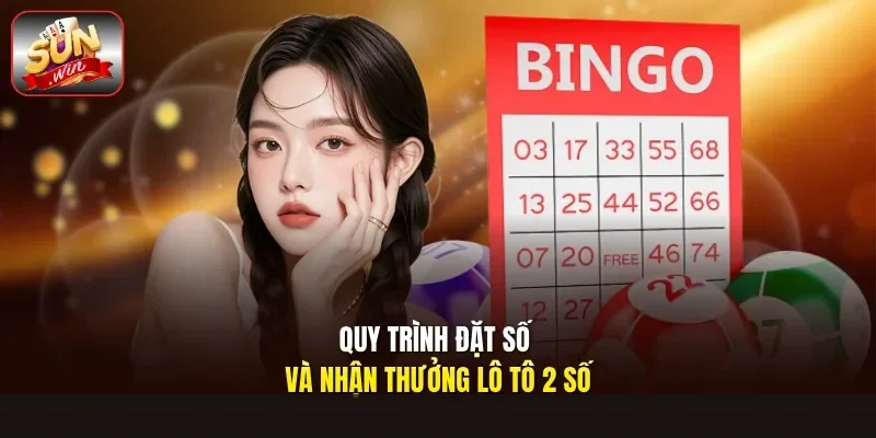 Quy trình đặt số và nhận thưởng lô tô 2 số